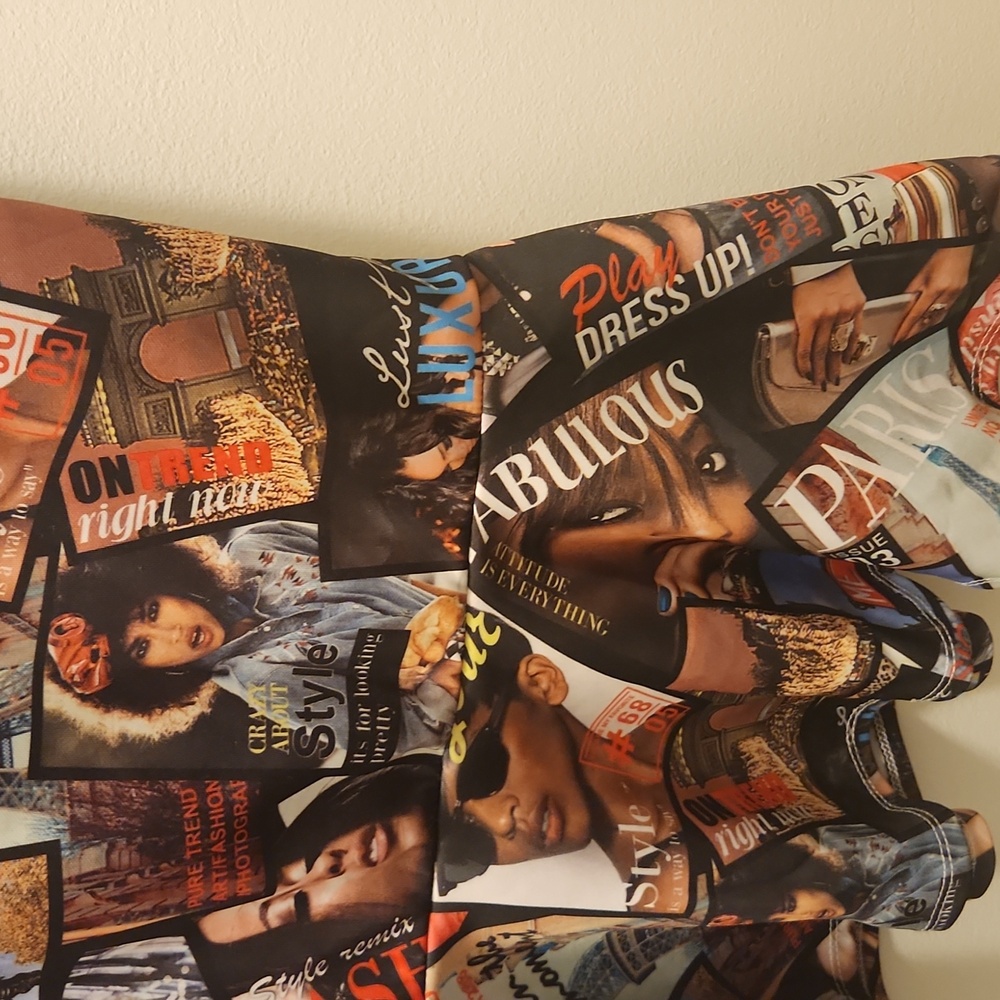 Y2k Mermaid Style Magazine Print Black Girl Magic Skirt Size Medium - Picture 2 of 8